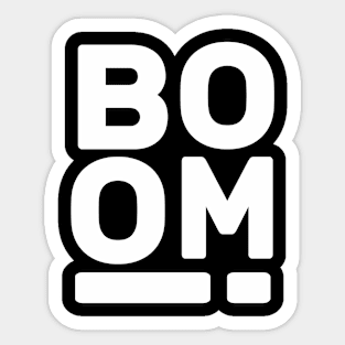 Boom! Sticker